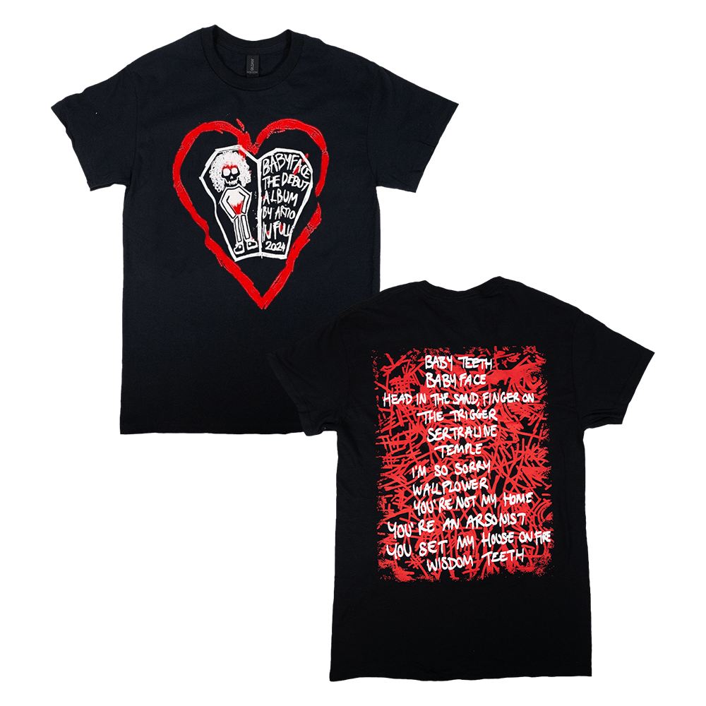 Babyface In Full T-Shirt - Black