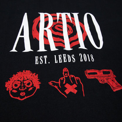 Spirals T-Shirt - Black
