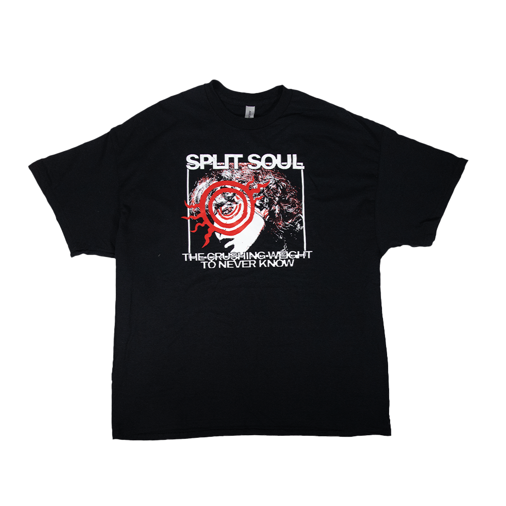Split Soul Red T-Shirt - Black