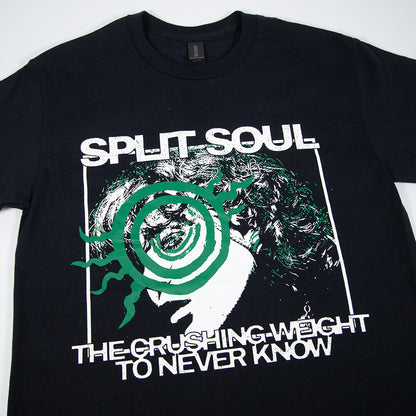 Split Soul Green T-Shirt - Black
