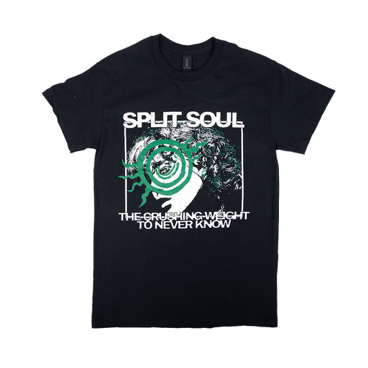 Split Soul Green T-Shirt - Black