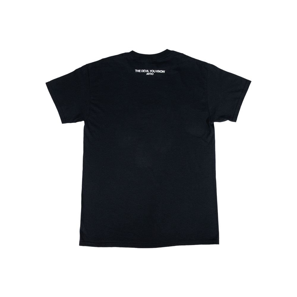 The Devil You Know Lyric Tee - Black