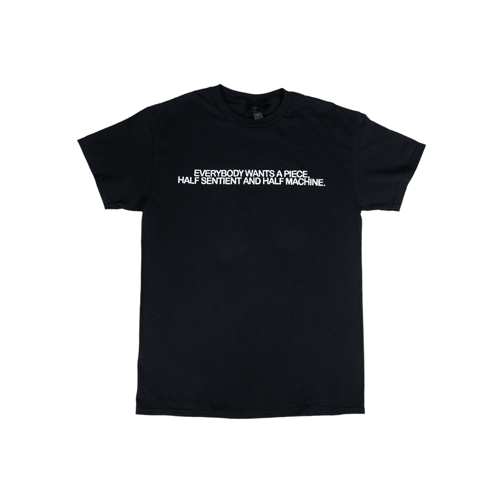The Devil You Know Lyric Tee - Black