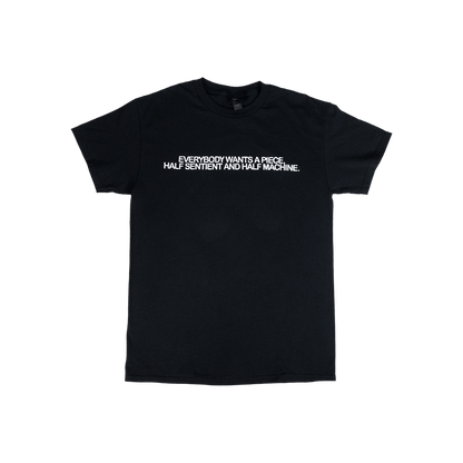 The Devil You Know Lyric Tee - Black