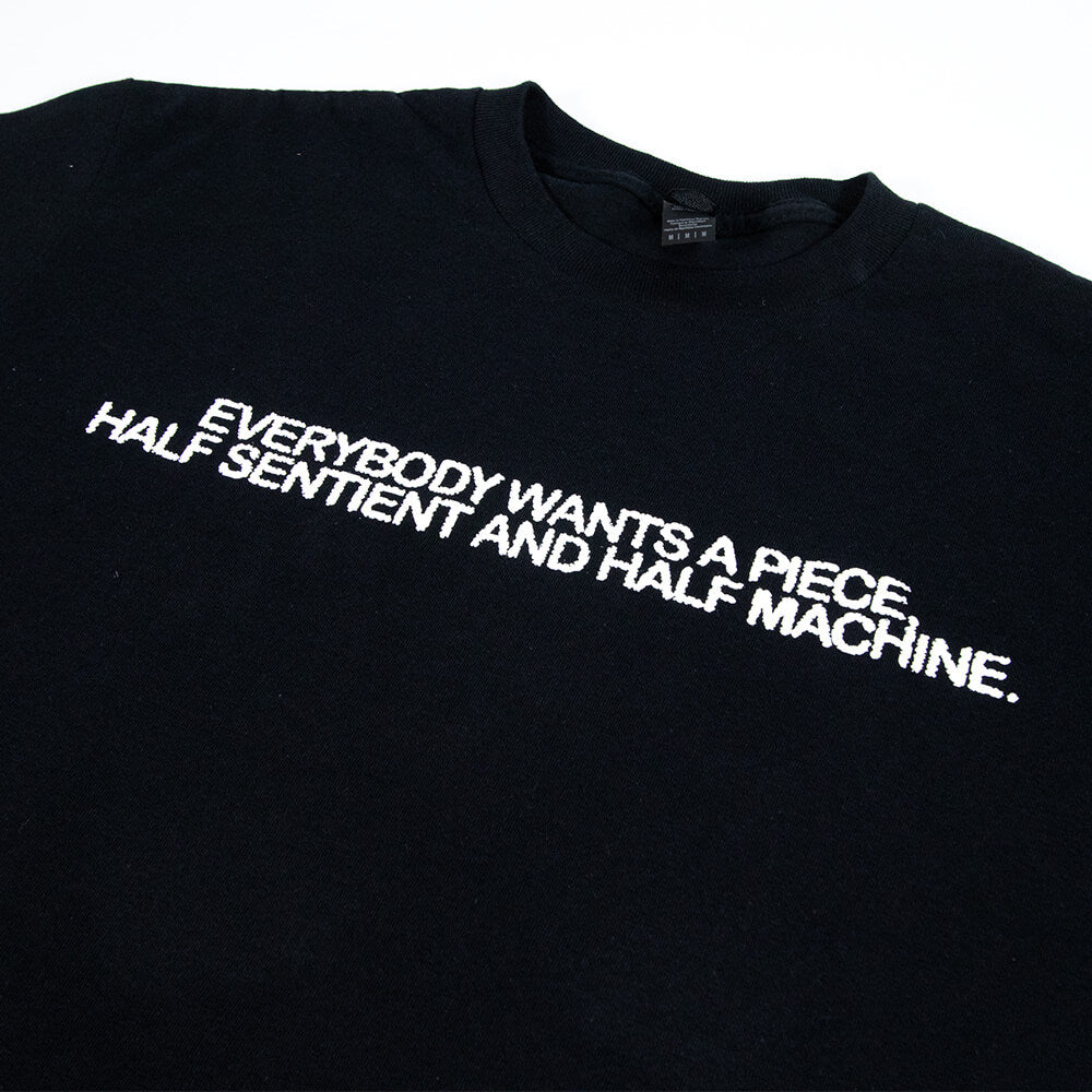 The Devil You Know Lyric Tee - Black