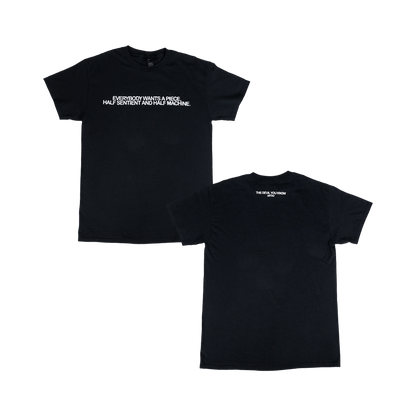 The Devil You Know Lyric Tee - Black