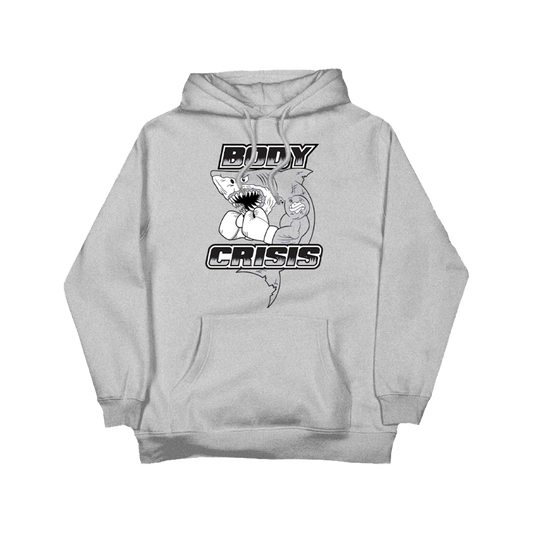 Shark Hoodie - Heather Grey
