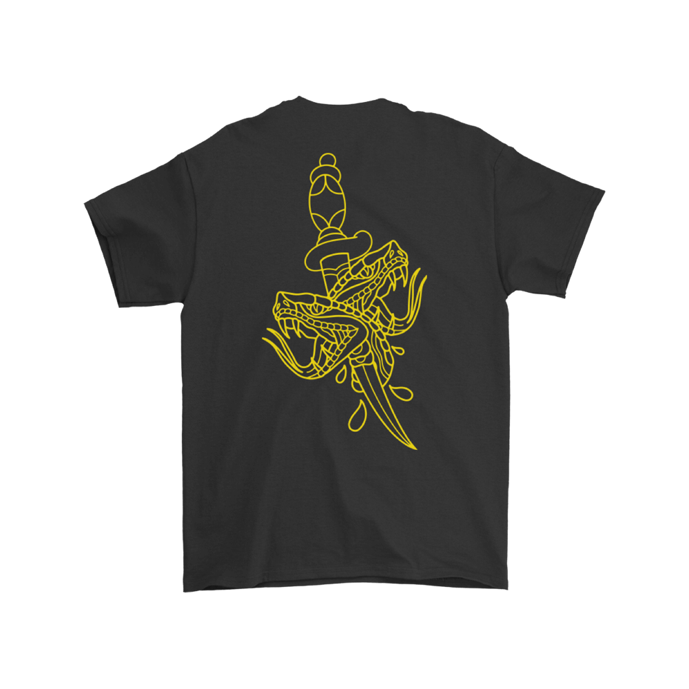 Twin Snakes Tee - Black