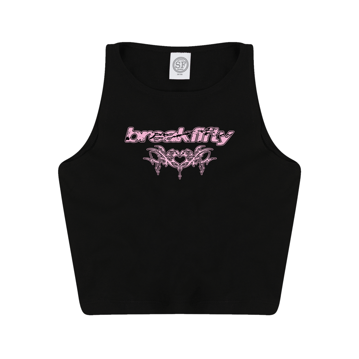 Tribal Crop Top - Black
