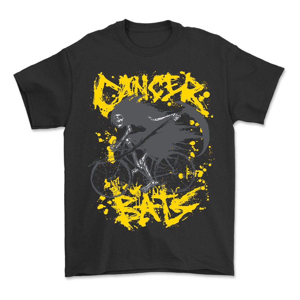 Black Metal Bicycle Tee - Black