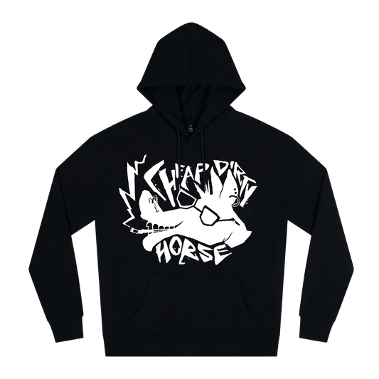 Smoking Horse Hoodie - Black
