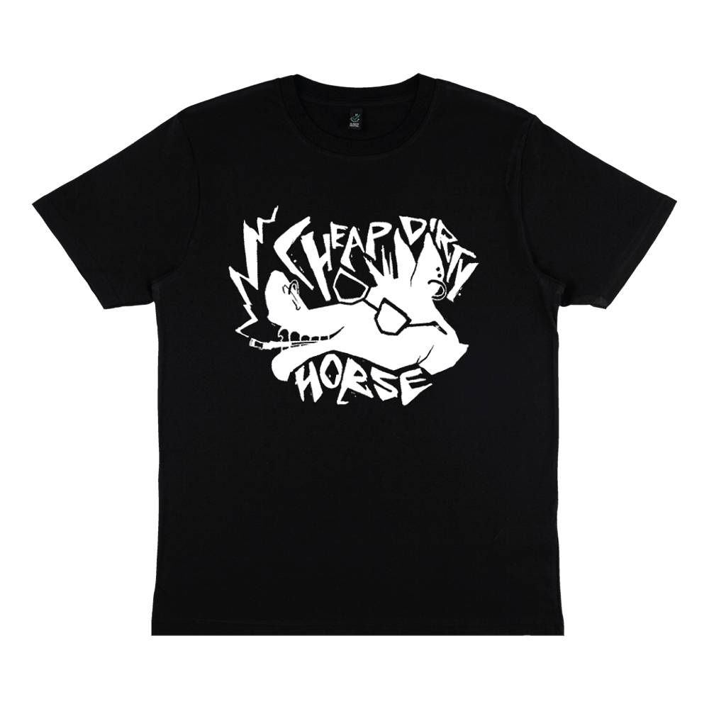 Smoking Horse Tee - Black