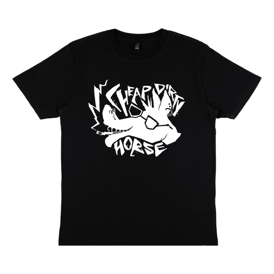 Smoking Horse Tee - Black