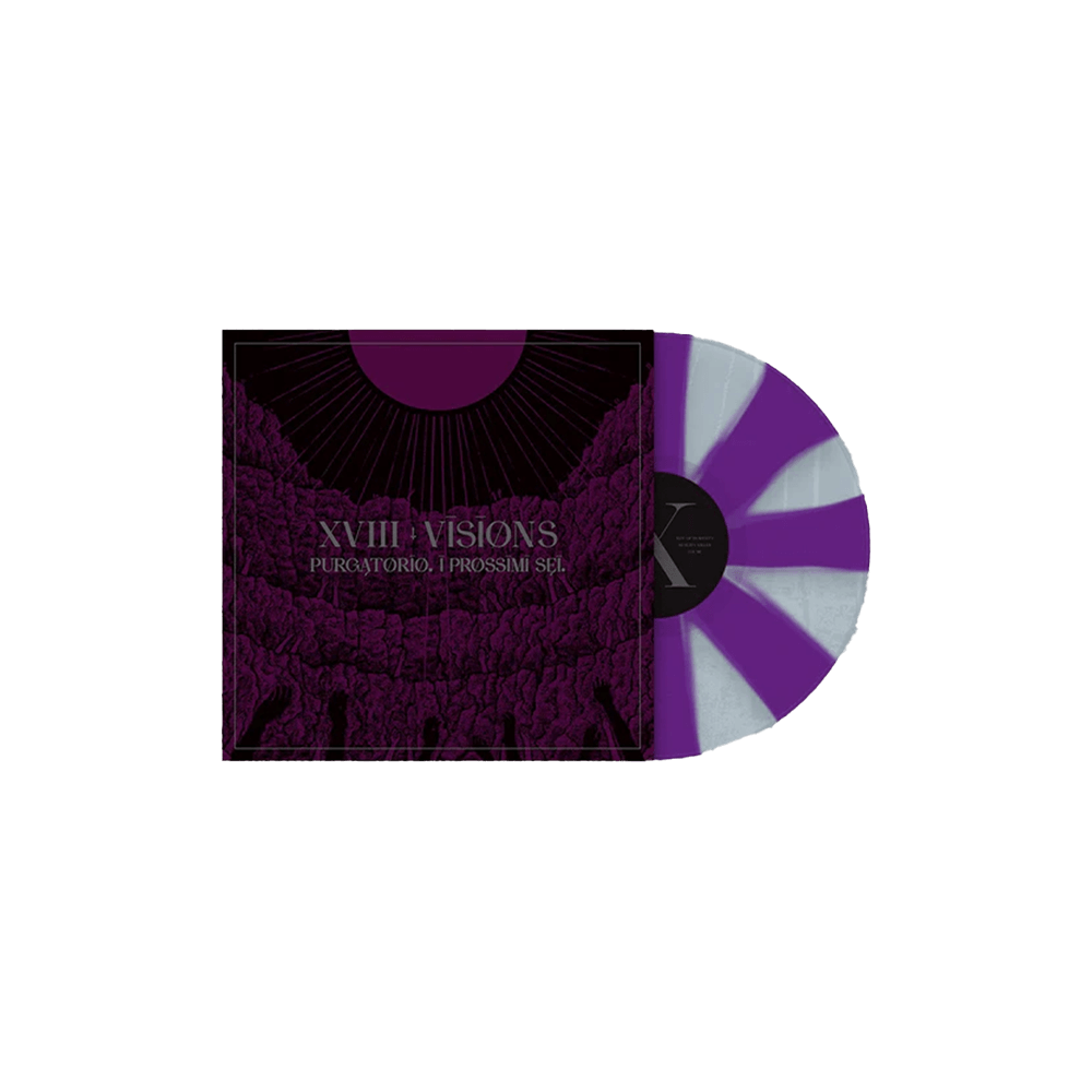 Purgatorio 10" Vinyl - Purple/Clear Pinwheel