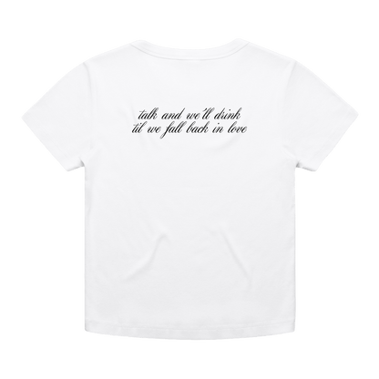 My Man & Me Women's Baby Tee - White