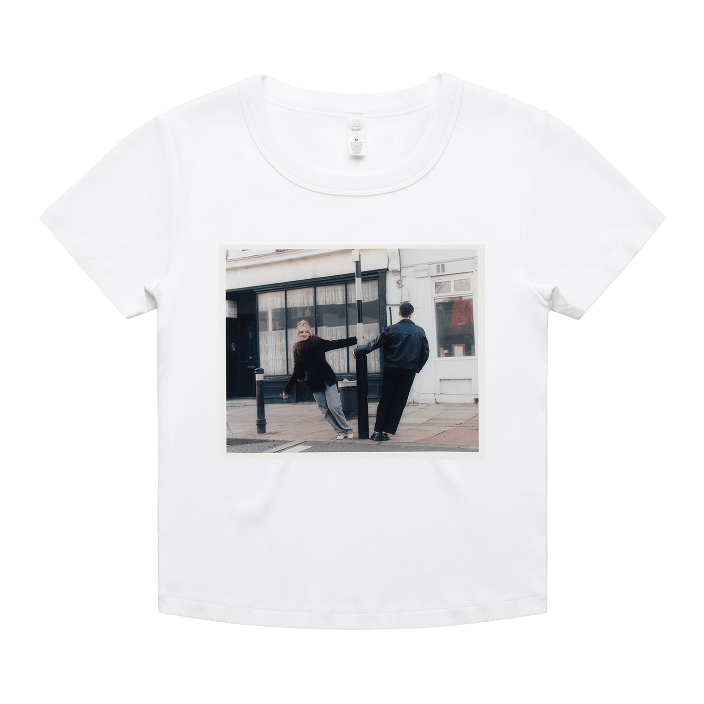 My Man & Me Women's Baby Tee - White