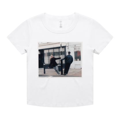 My Man & Me Women's Baby Tee - White