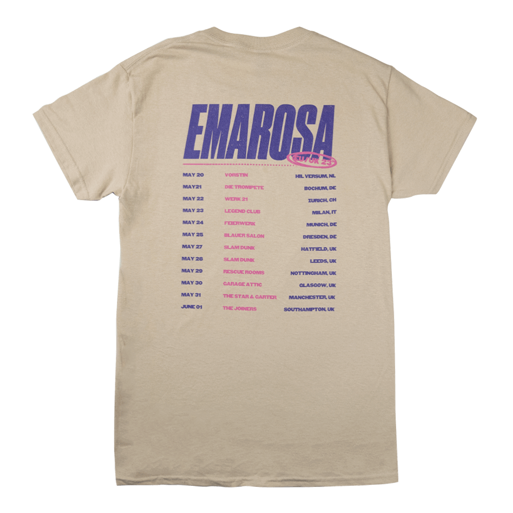 UK/EU 2023 Tour T-Shirt - Natural