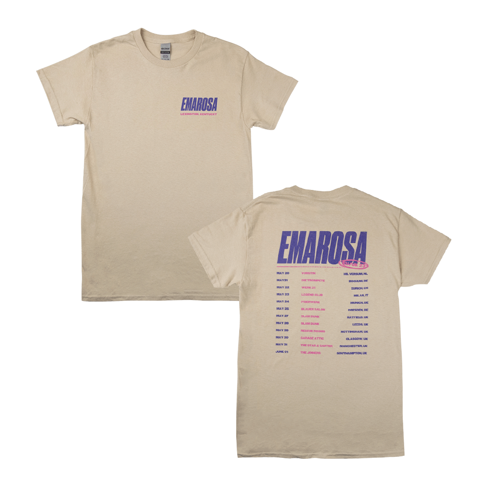 UK/EU 2023 Tour T-Shirt - Natural