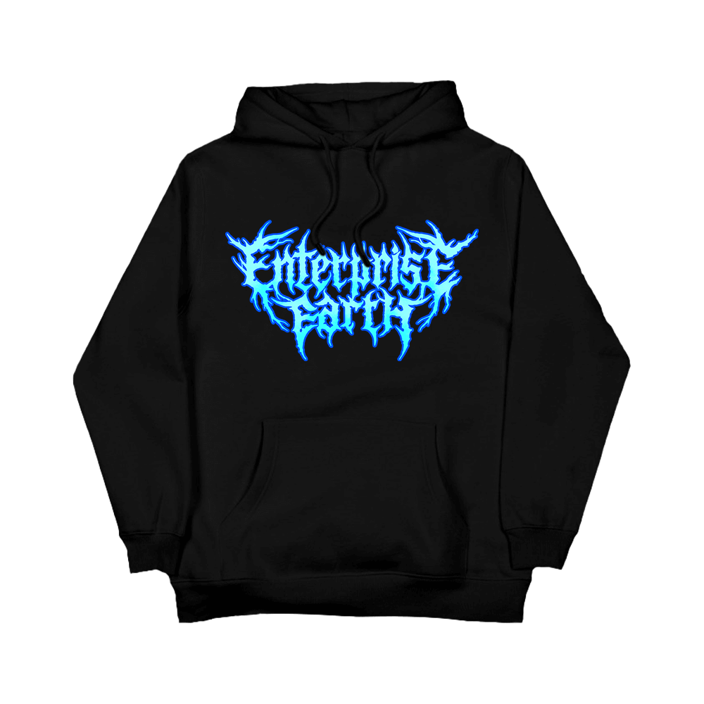 Blue Eyes Hoodie - Black