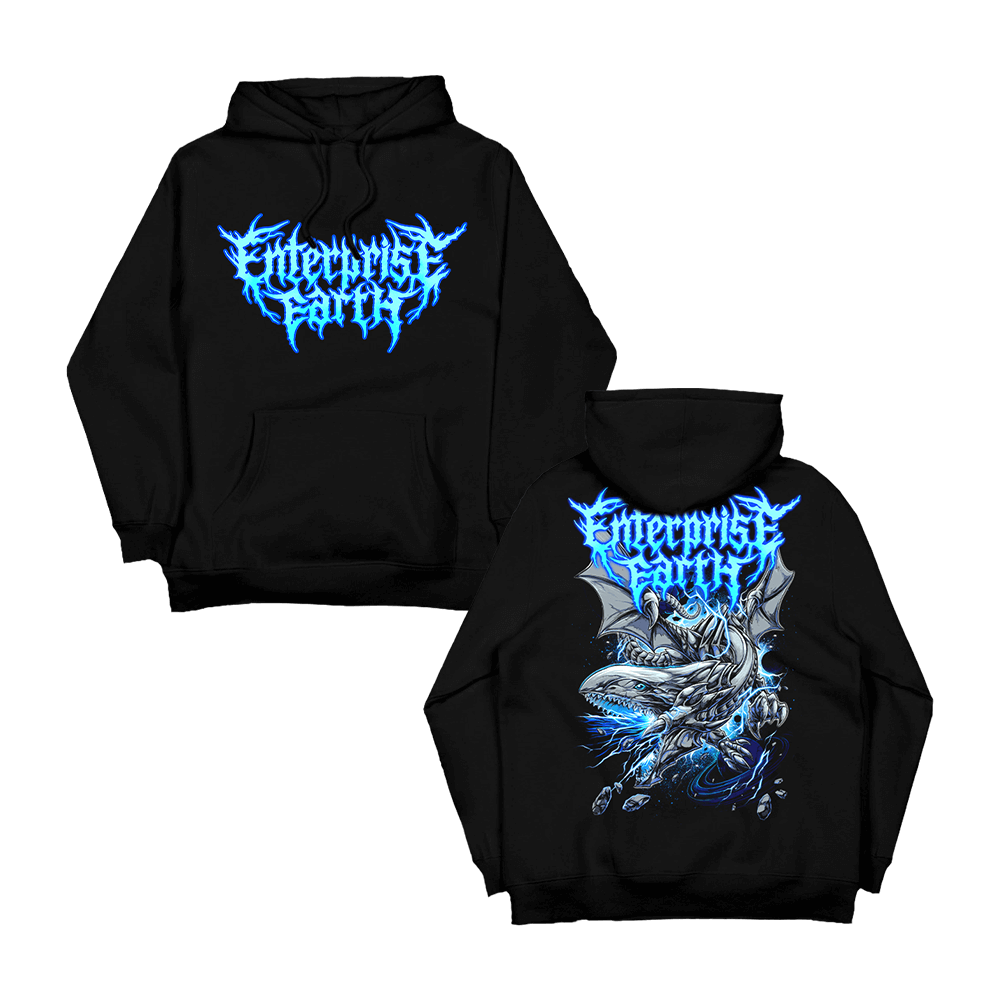 Blue Eyes Hoodie - Black