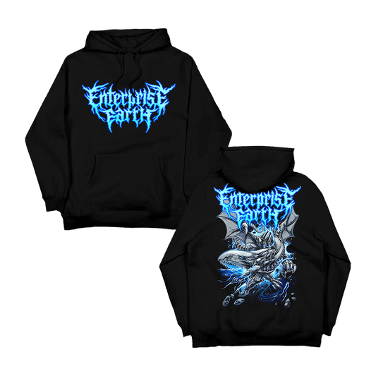 Blue Eyes Hoodie - Black