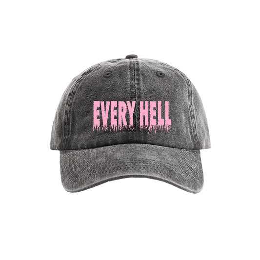 Every Hell Logo Cap - Vintage Black/Pink