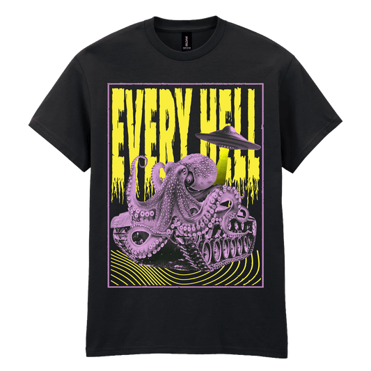 Octotank T-Shirt - Black