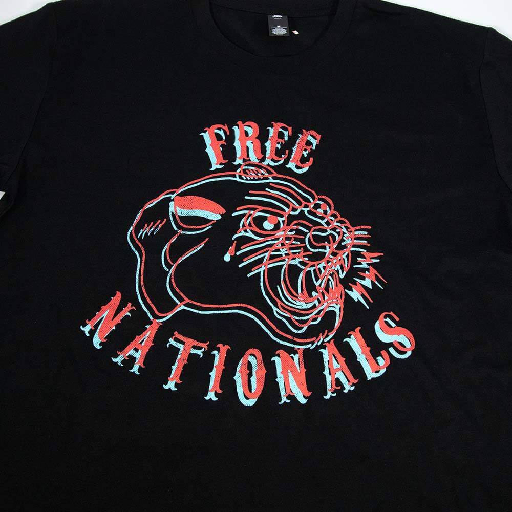 3D Panther Tee - Black