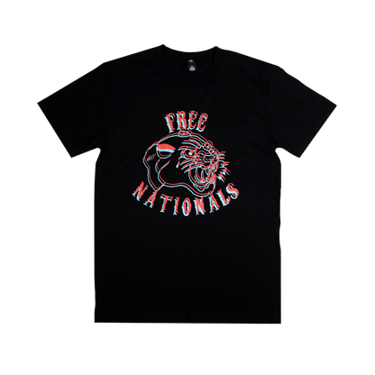 3D Panther Tee - Black