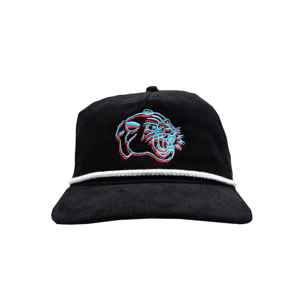3D Panther Cap - Black