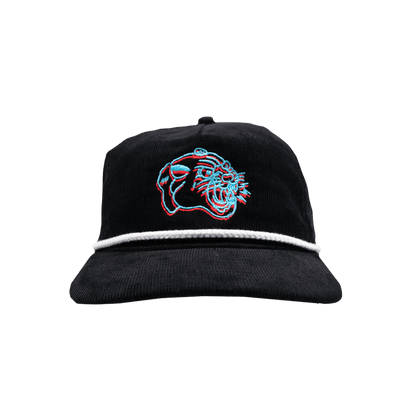 3D Panther Cap - Black