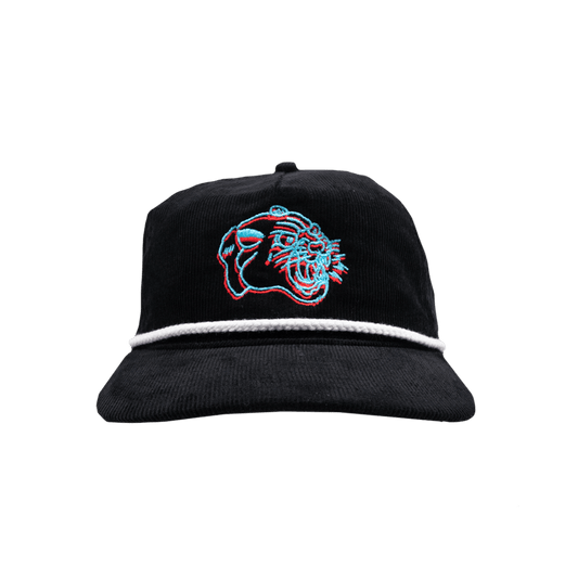 3D Panther Cap - Black
