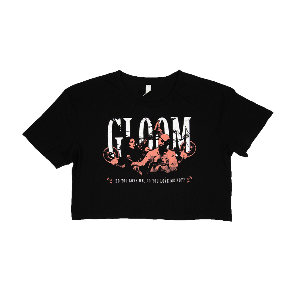 Do You Love Me Crop Top - Black