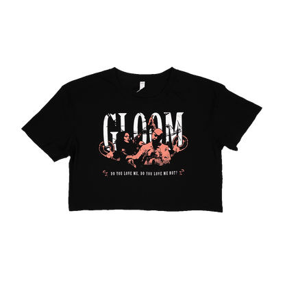 Do You Love Me Crop Top - Black