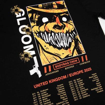 UK/EU 2025 Tour Tee - Black