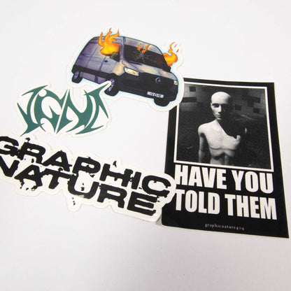 Graphic Nature Sticker Pack