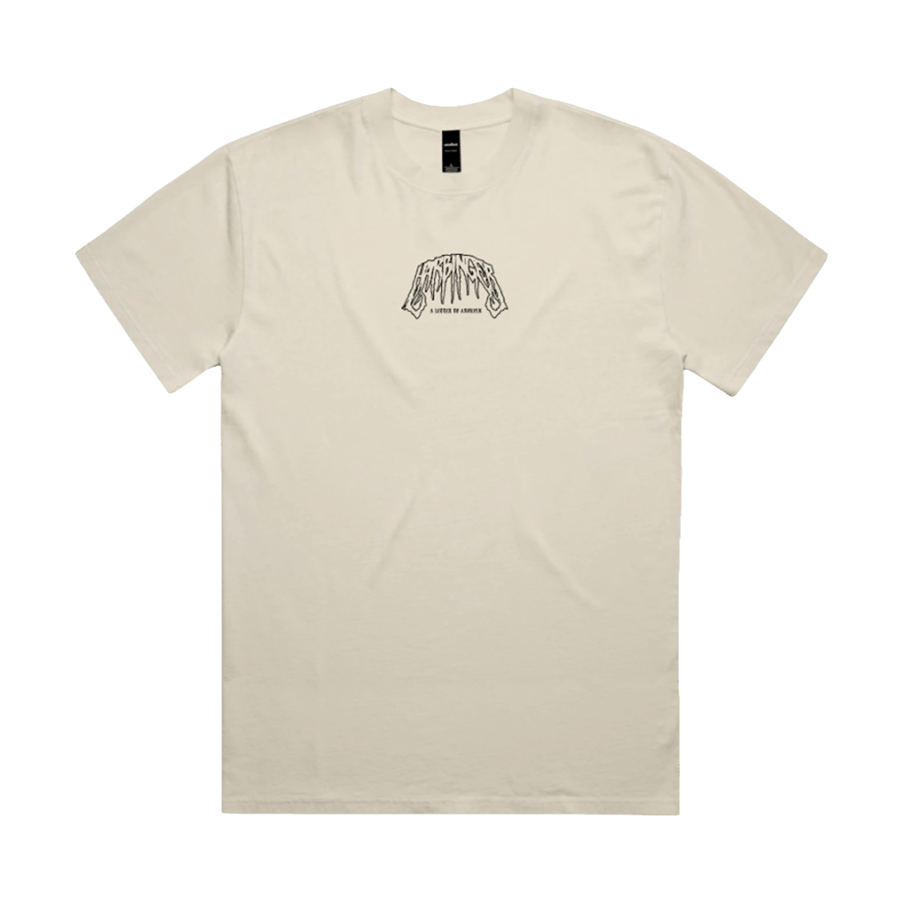 A Letter To Anguish Tee - Faded Ecru