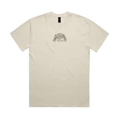 A Letter To Anguish Tee - Faded Ecru