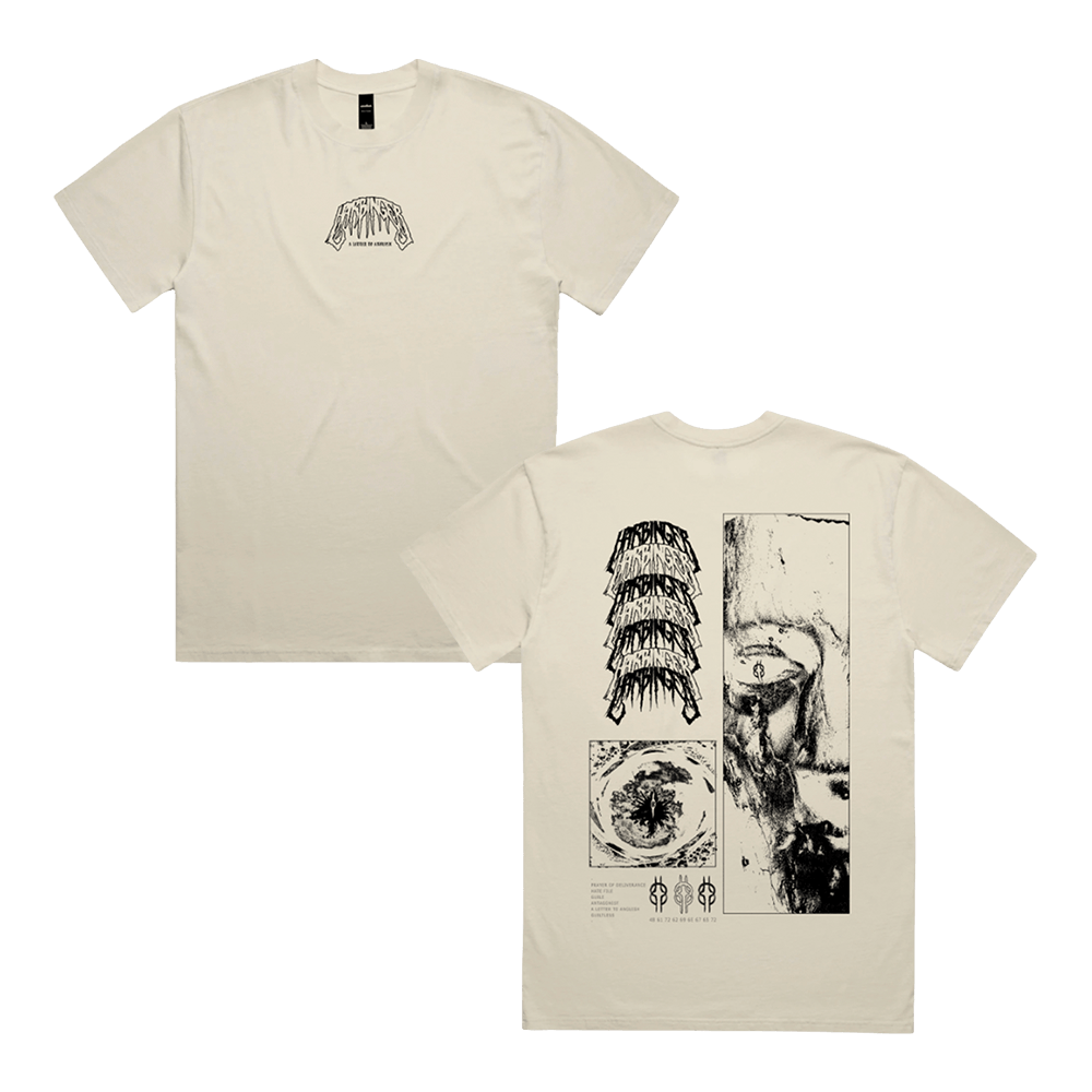 A Letter To Anguish Tee - Faded Ecru