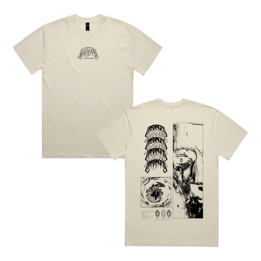 A Letter To Anguish Tee - Faded Ecru