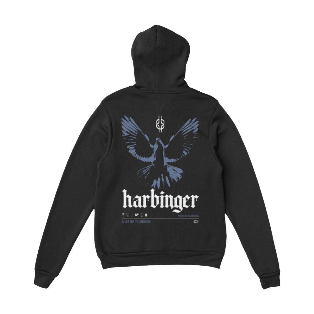 Wisdom Hoodie - Deep Black