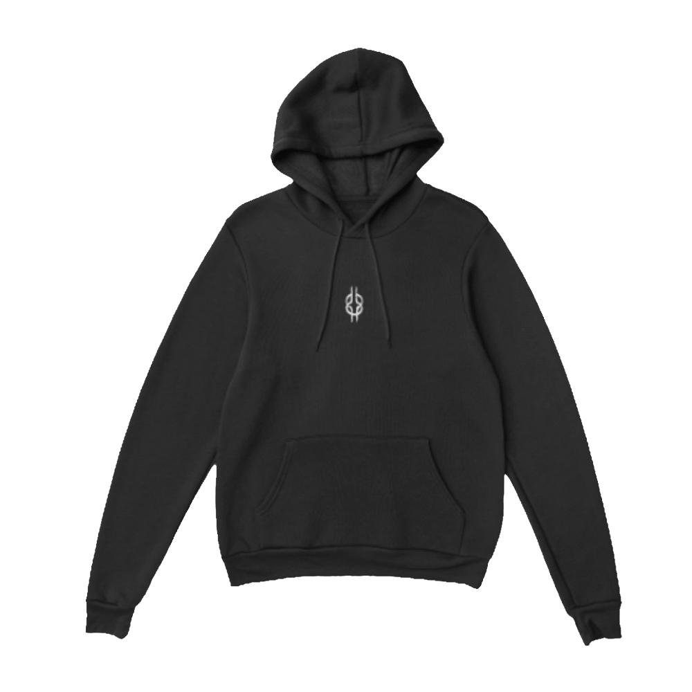Wisdom Hoodie - Deep Black
