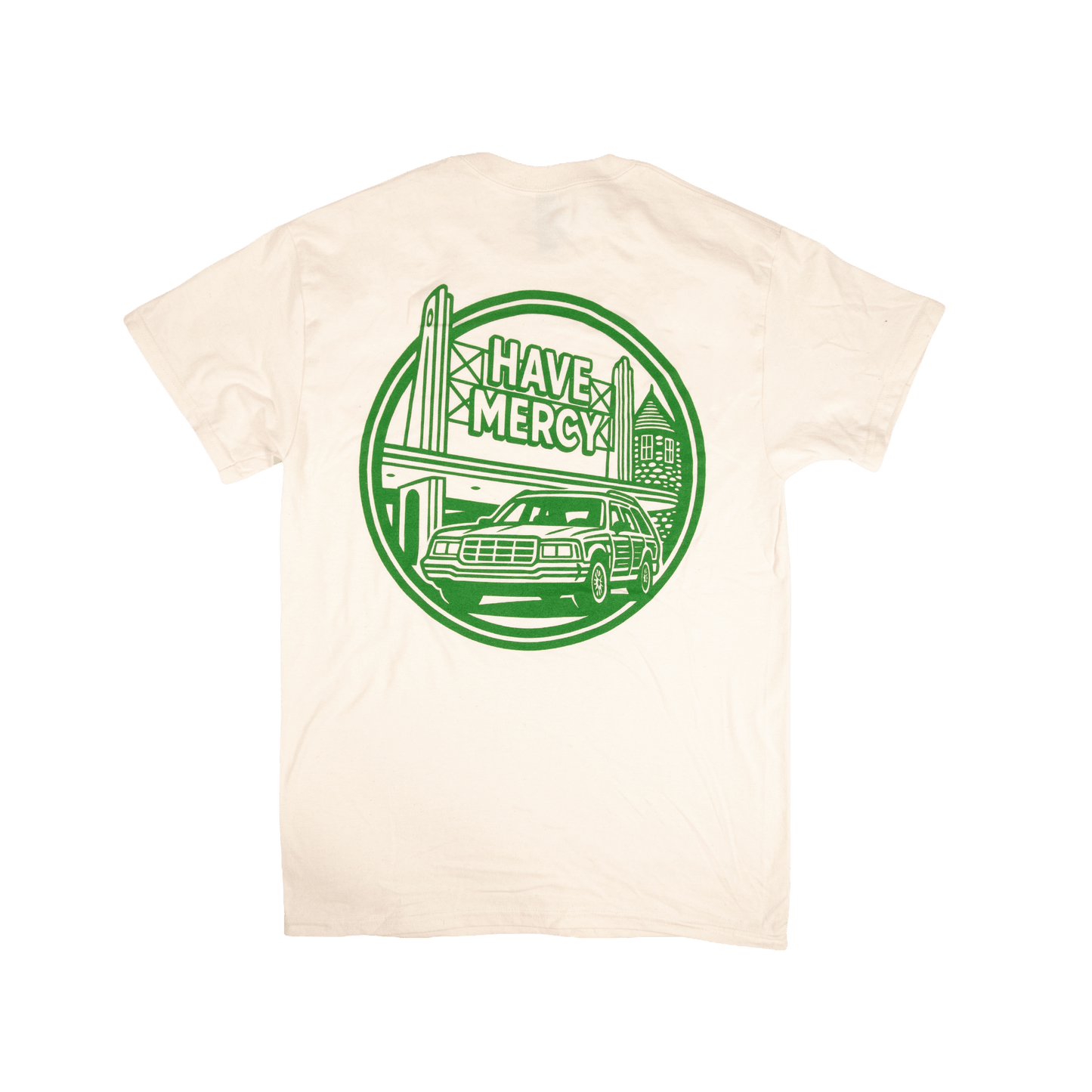 Car Tee - Natural