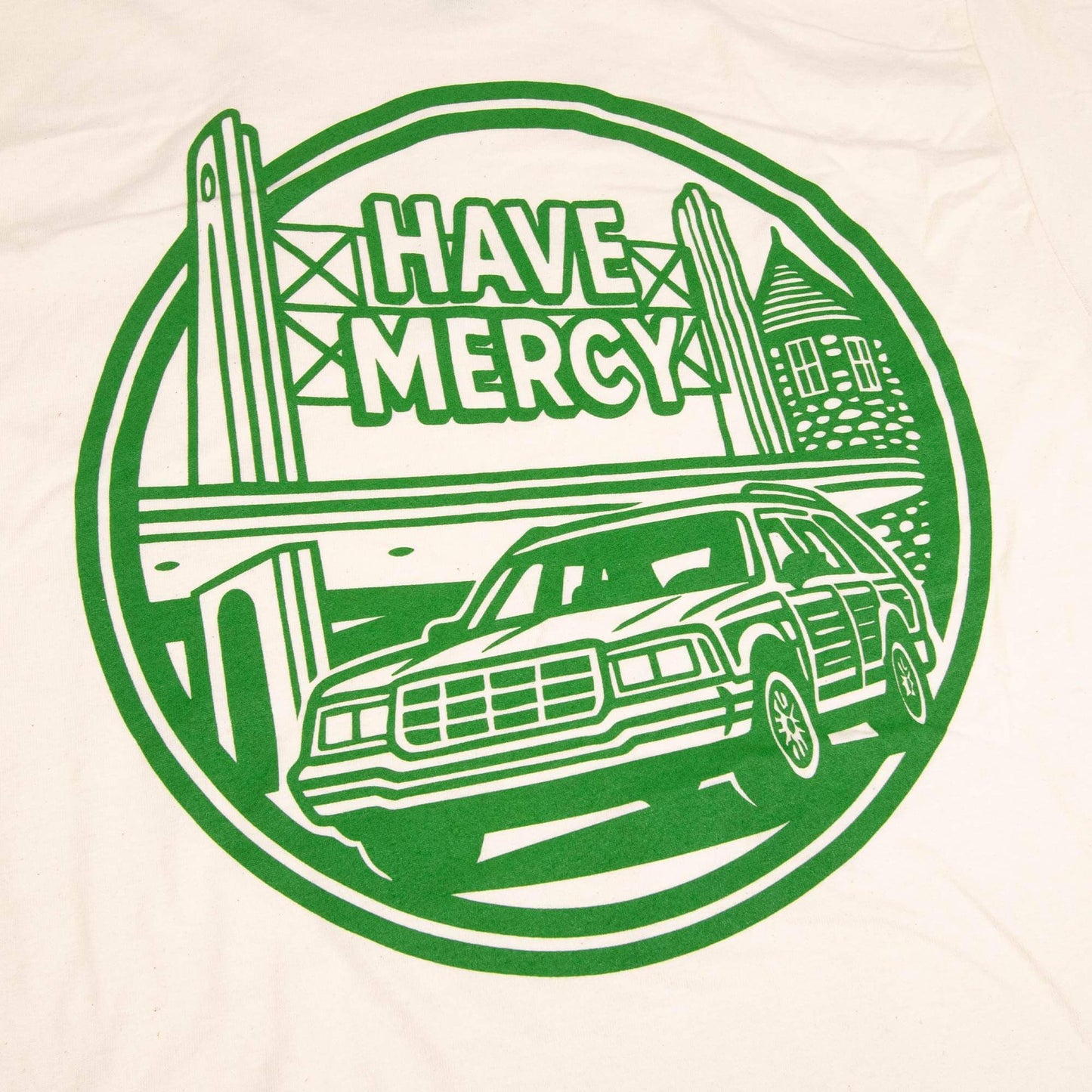 Car Tee - Natural