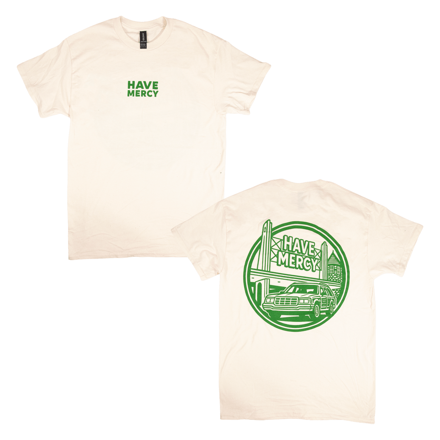 Car Tee - Natural