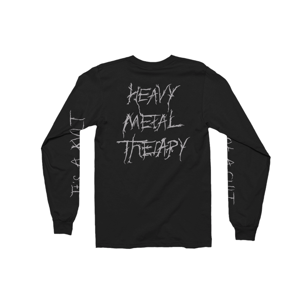 HMT Face Longsleeve - Black