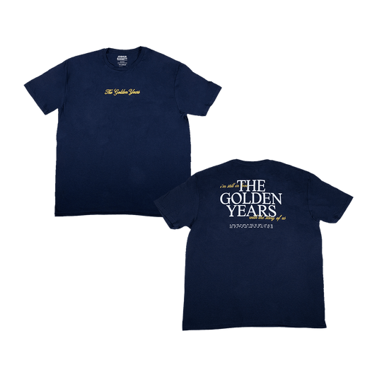 Lyric Tee - Navy