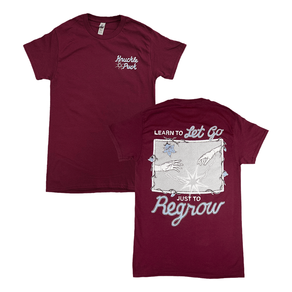 Learn To Let Go Tee - Burgundy