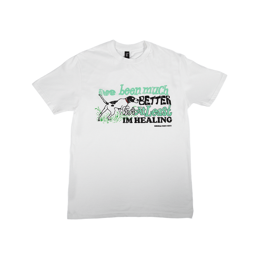 At Least I'm Healing Tee - White
